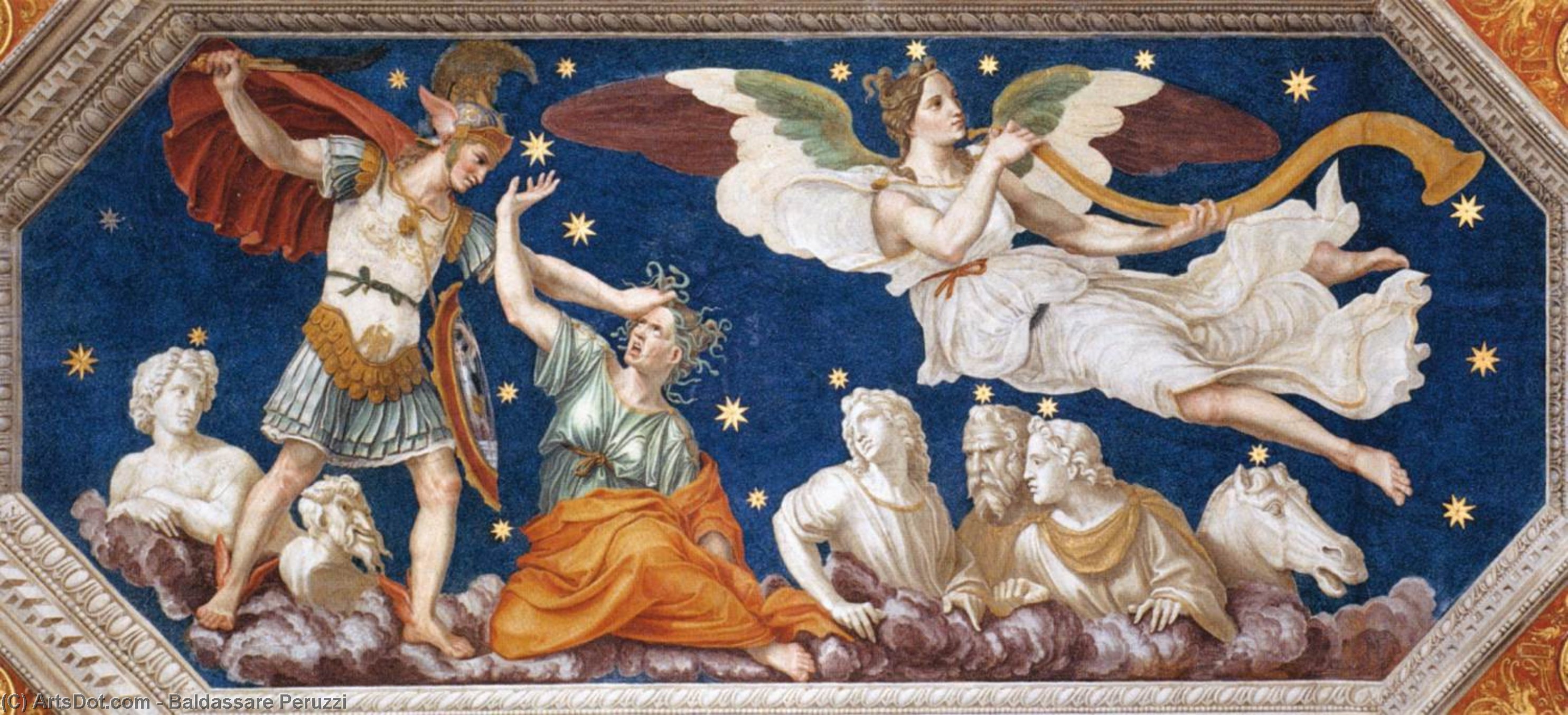 Perseus And Pegasus — Baldassare Peruzzi