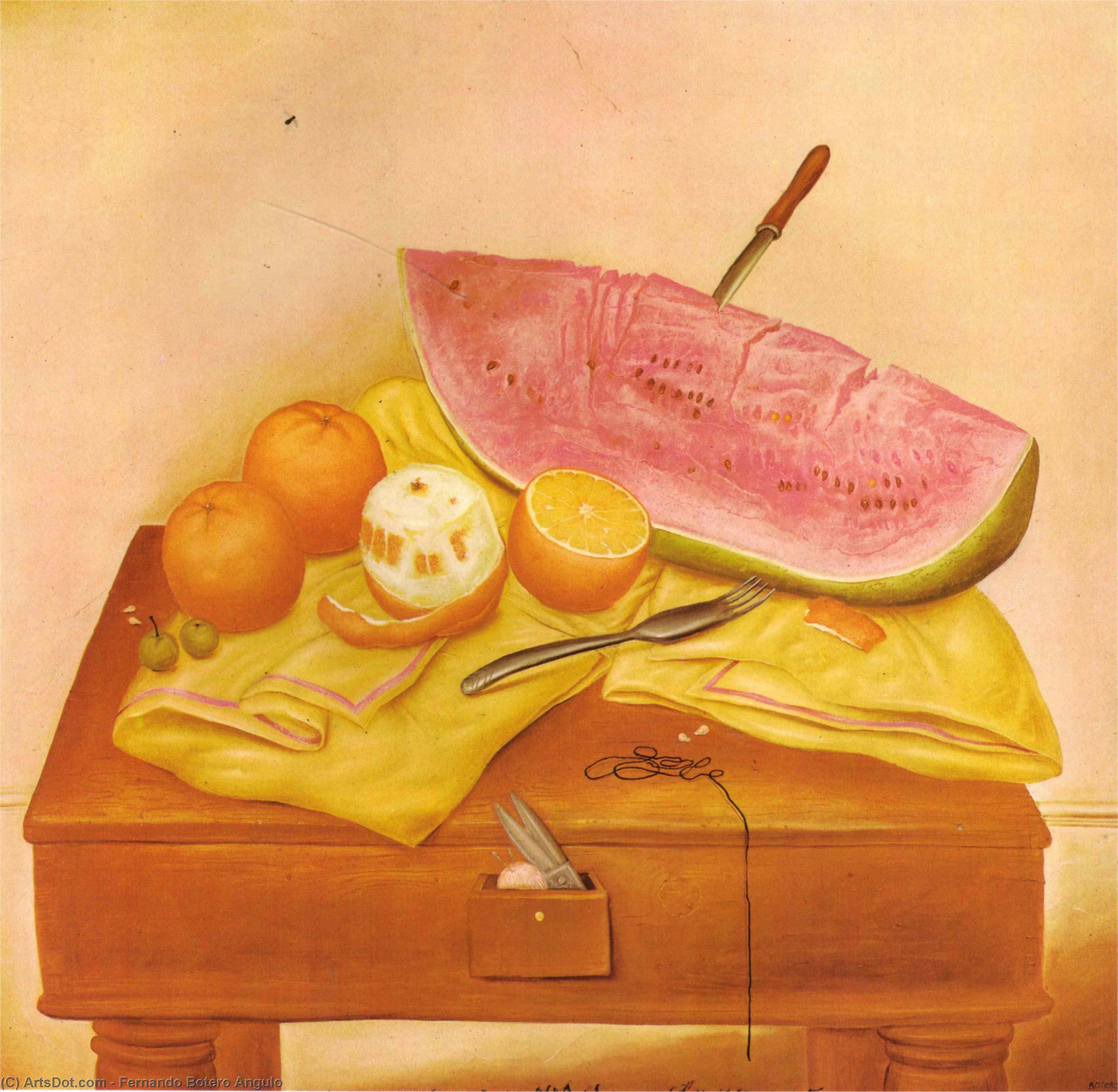 Pastèques Et Oranges — Фернандо Ботеро