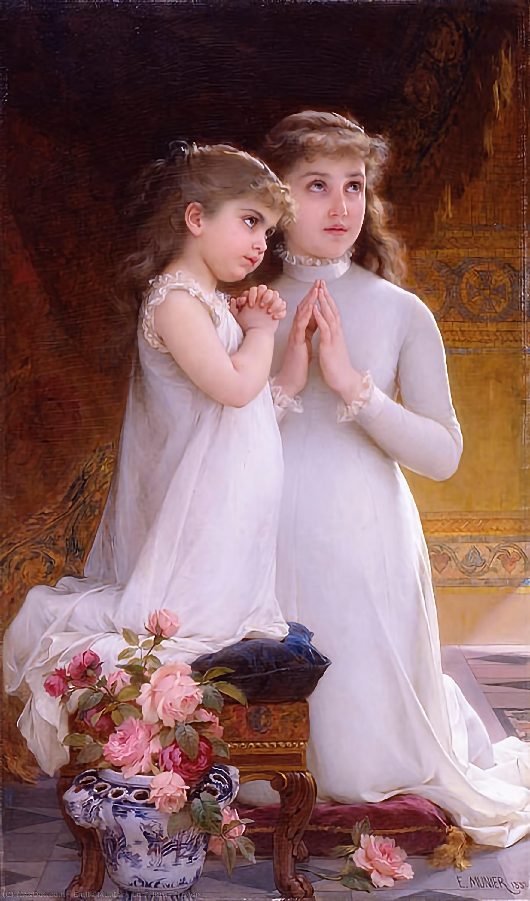 La Priére (prayer) — Émile Munier