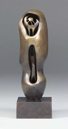 Upright Internal.external Form; Flower — Henry Moore