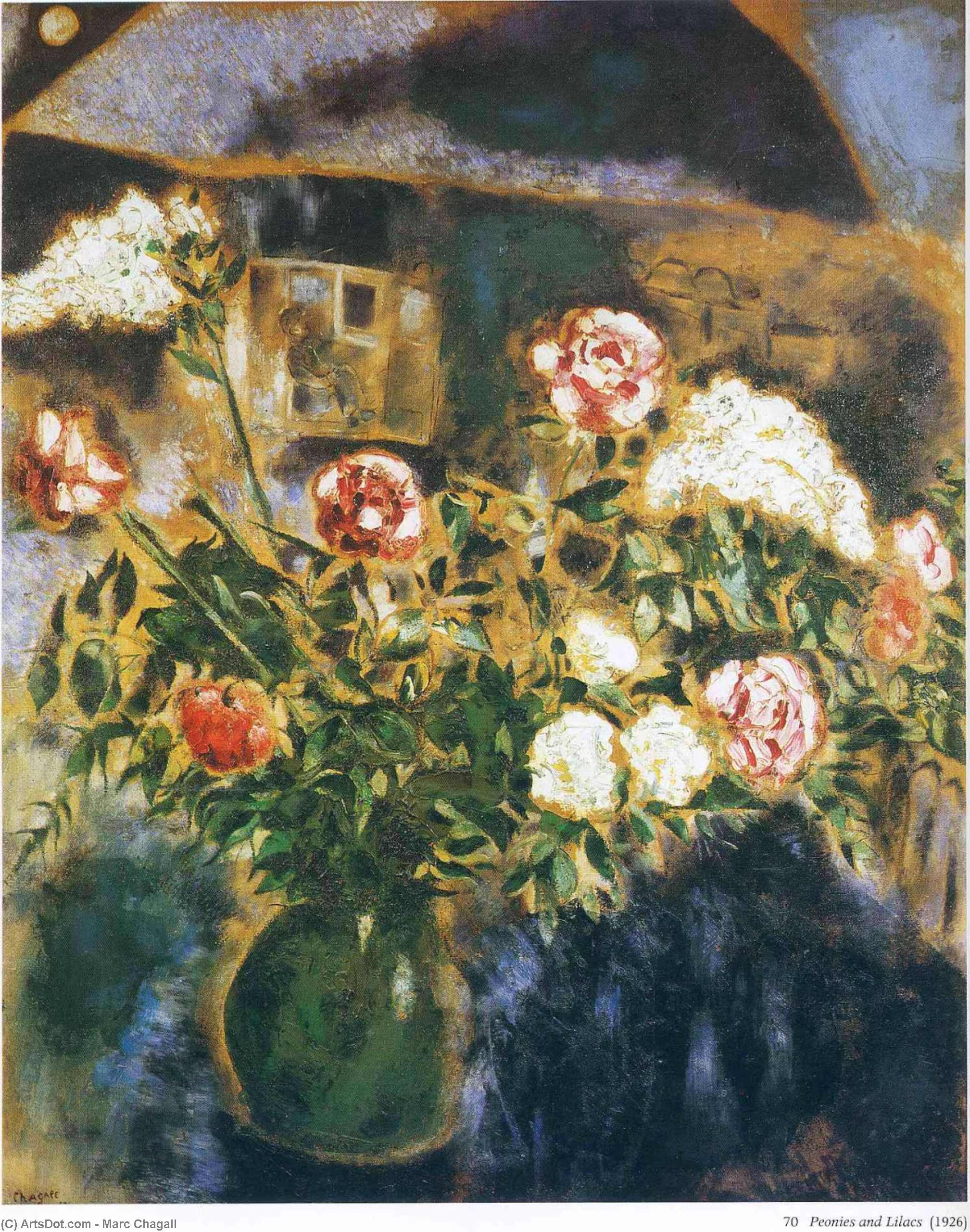 Ortensia E Lilace — Marc Chagall
