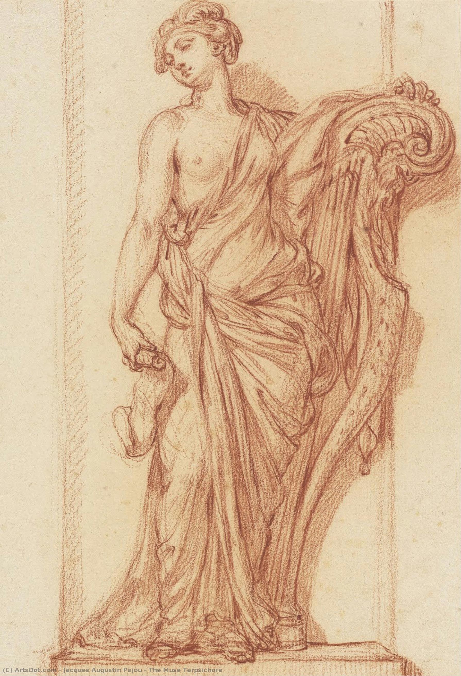 The Muse Terpsichore — Jacques Augustin Pajou