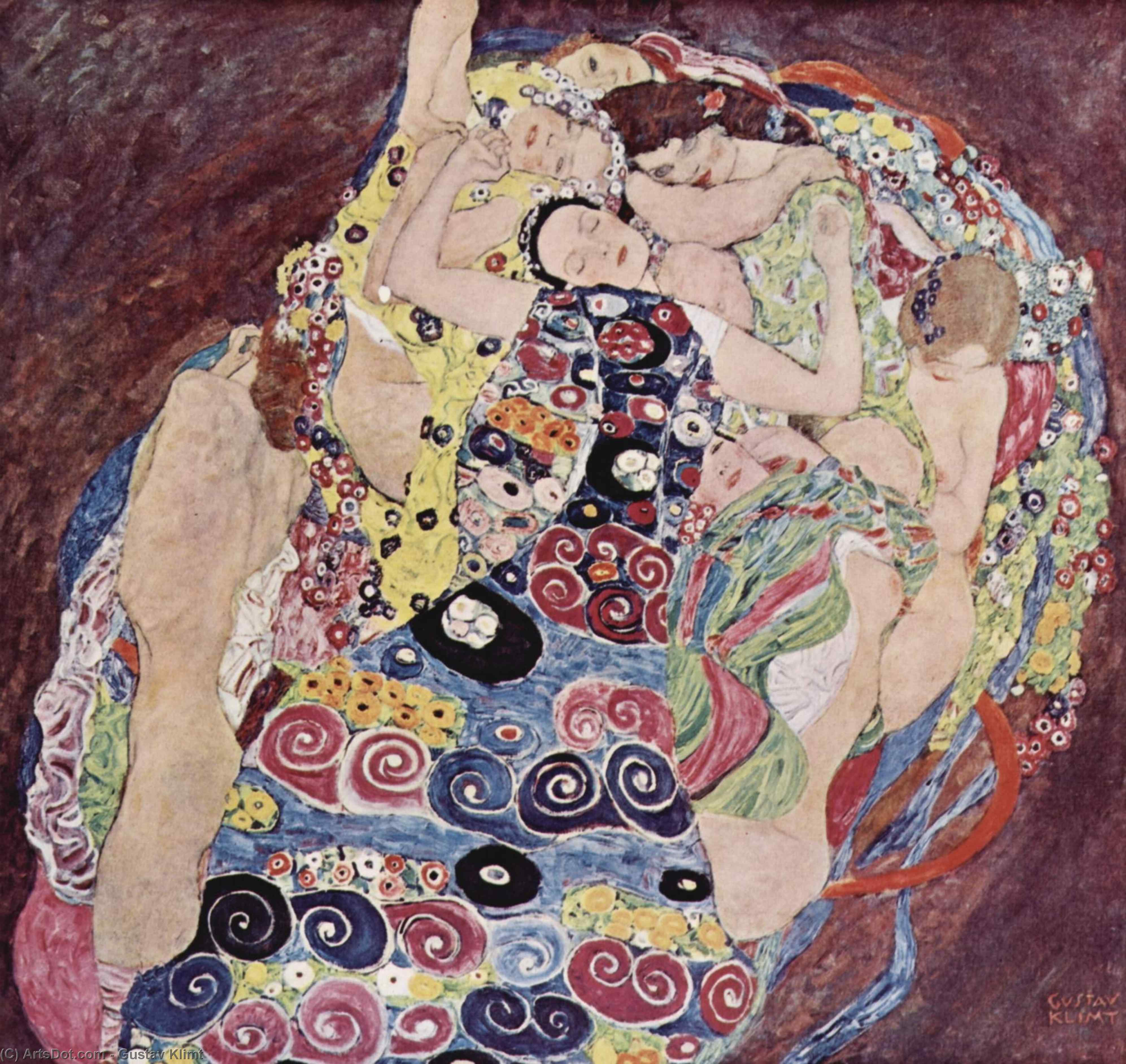 Die Jungfrau – Šiuolaikinės Vienos Meno Sekcija — Gustavas Klimtas