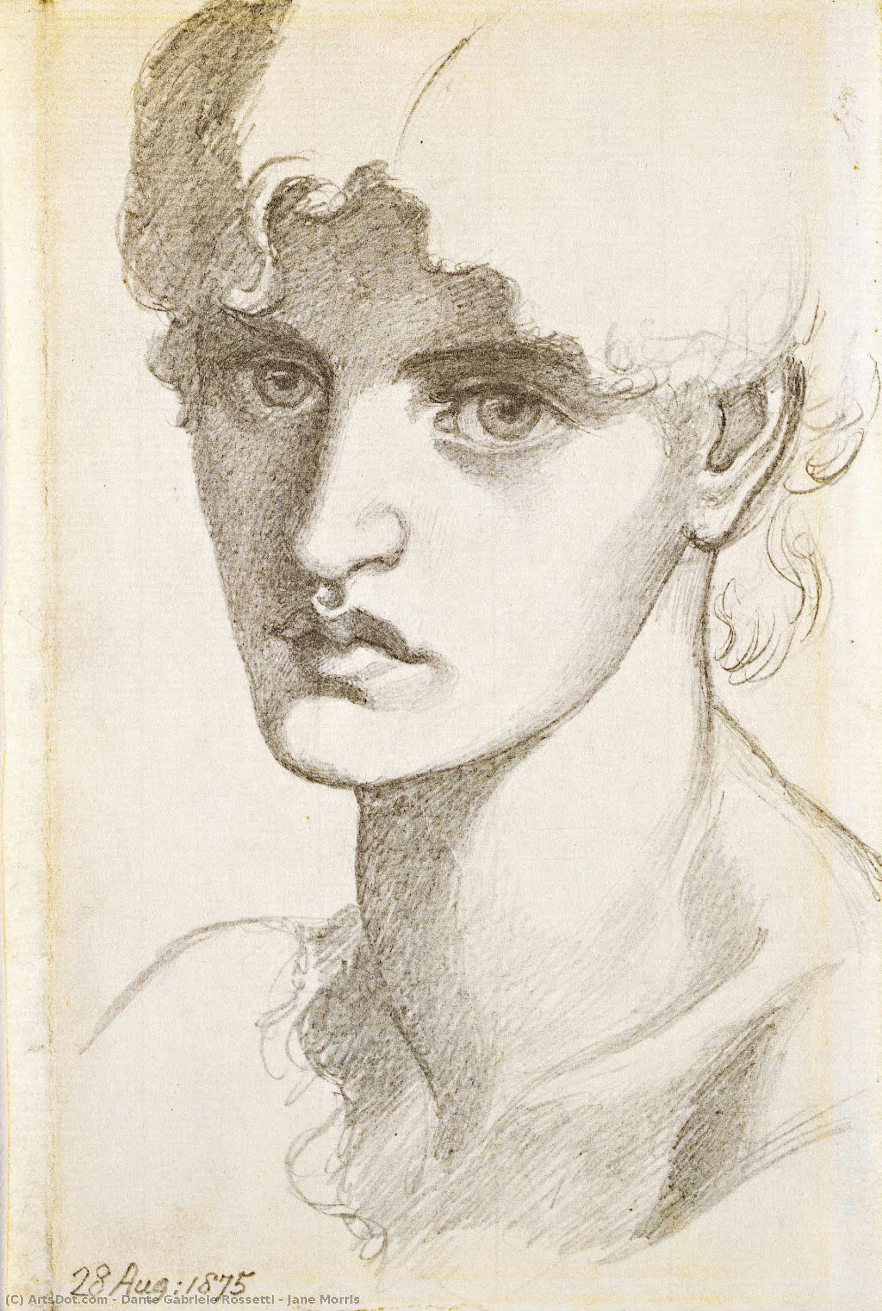 Jane Morris — Dante Gabriel Rossetti