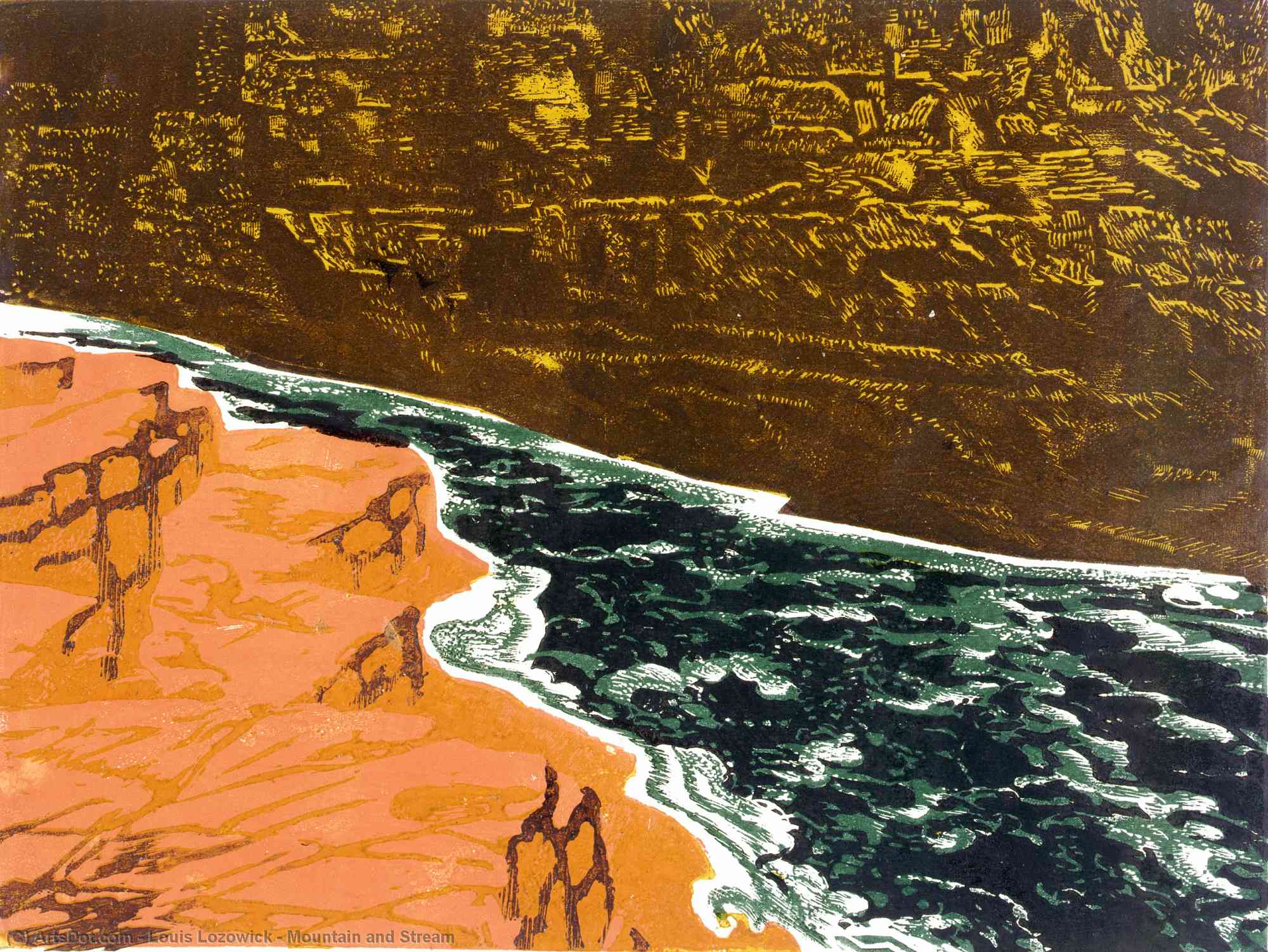 Mountain And Stream — Луї Лозовік