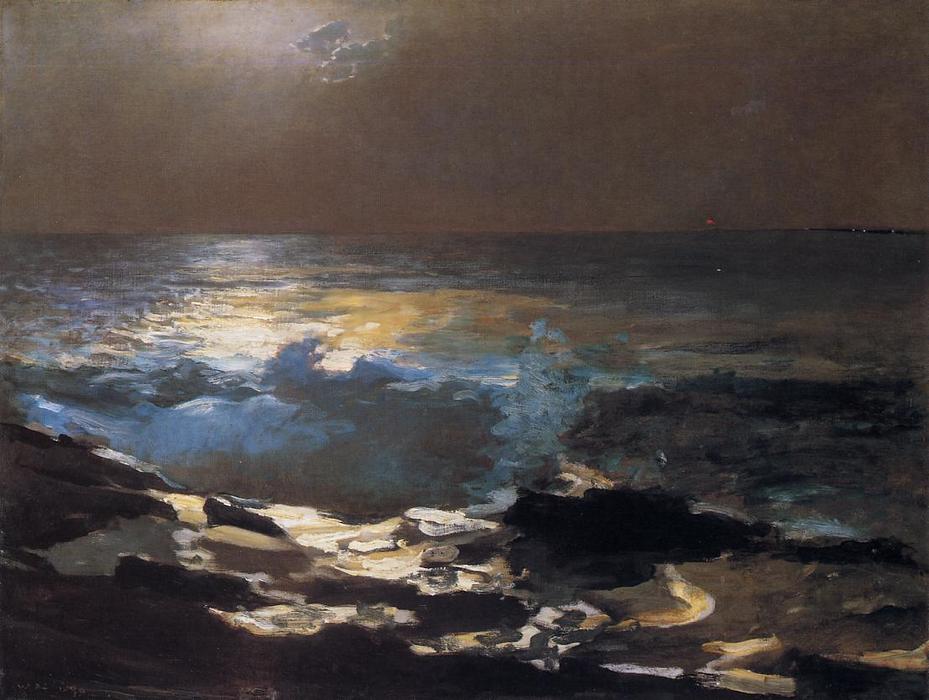 Moonlight, Isla Madera — Winslow Homer