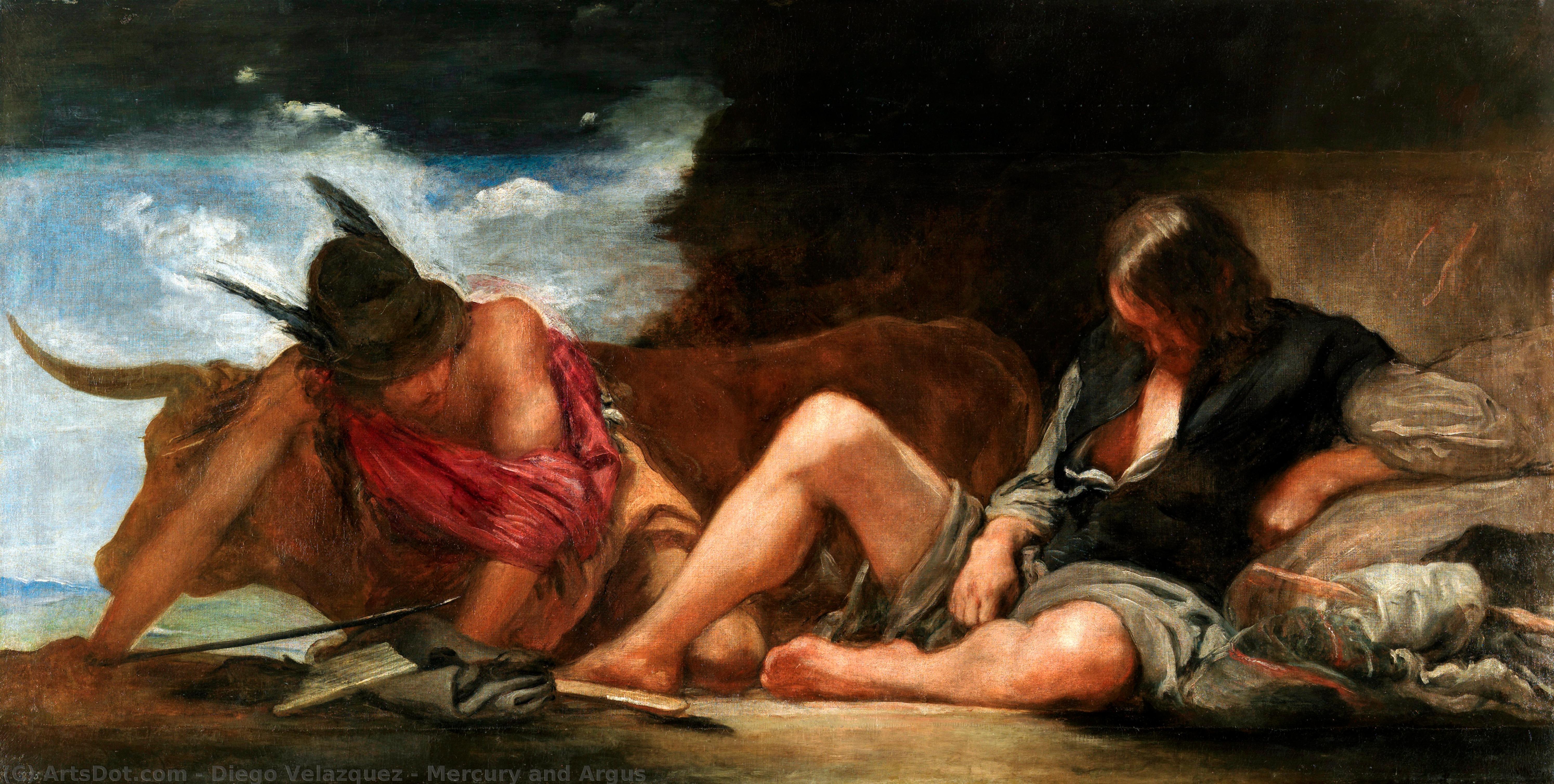 Merkur Und Argus — Diego Rodríguez De Silva Y Velázquez