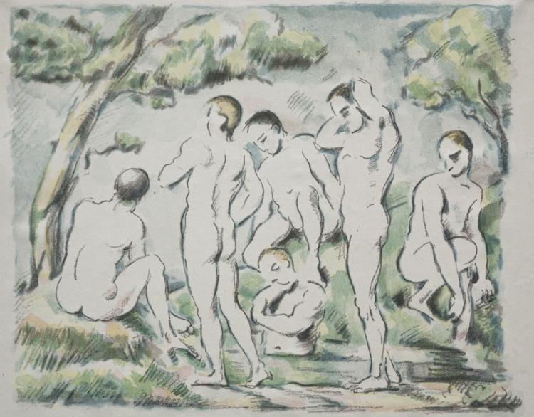 Die Bädender — Paul Cézanne