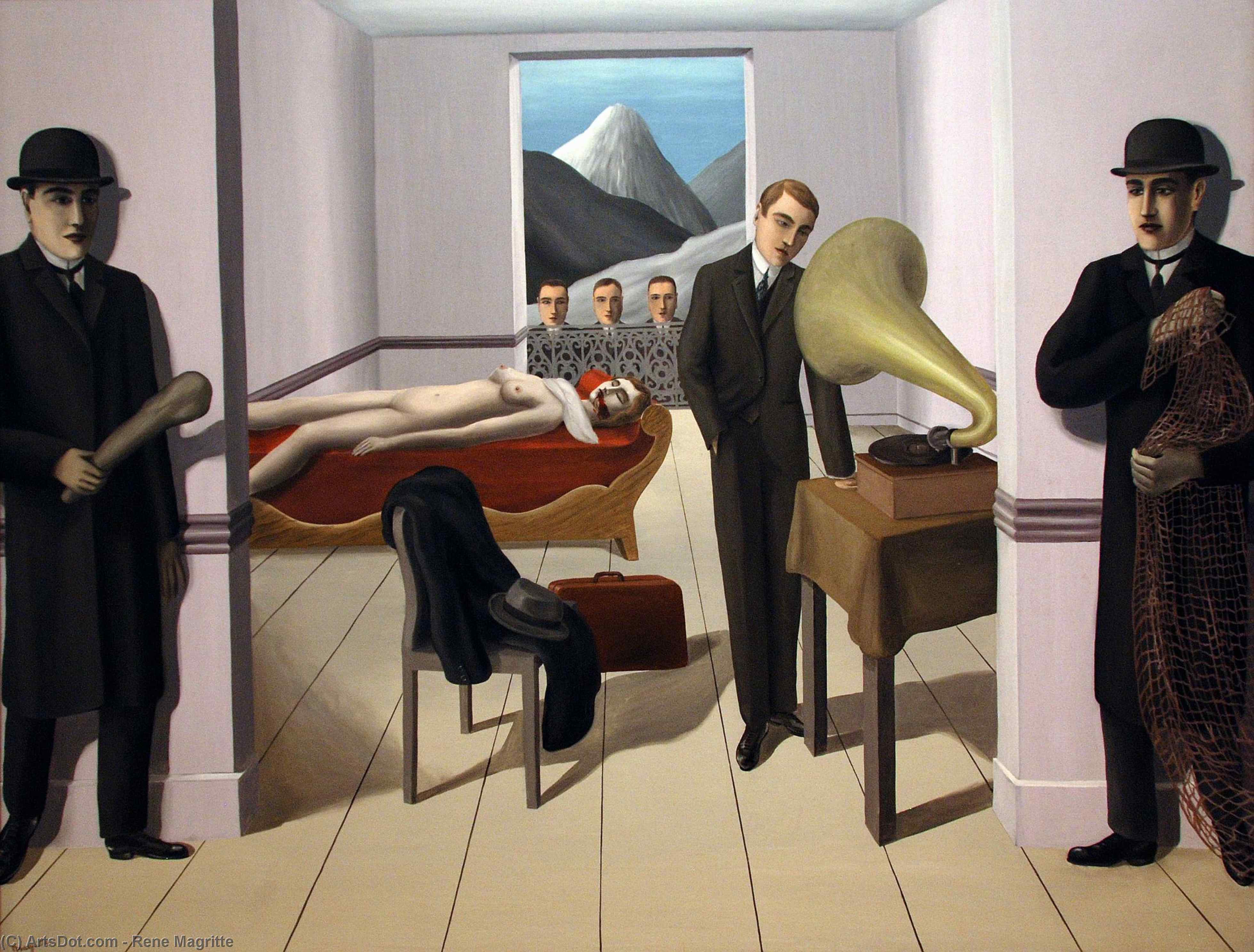 Ohrožený Vrah — René Magritte