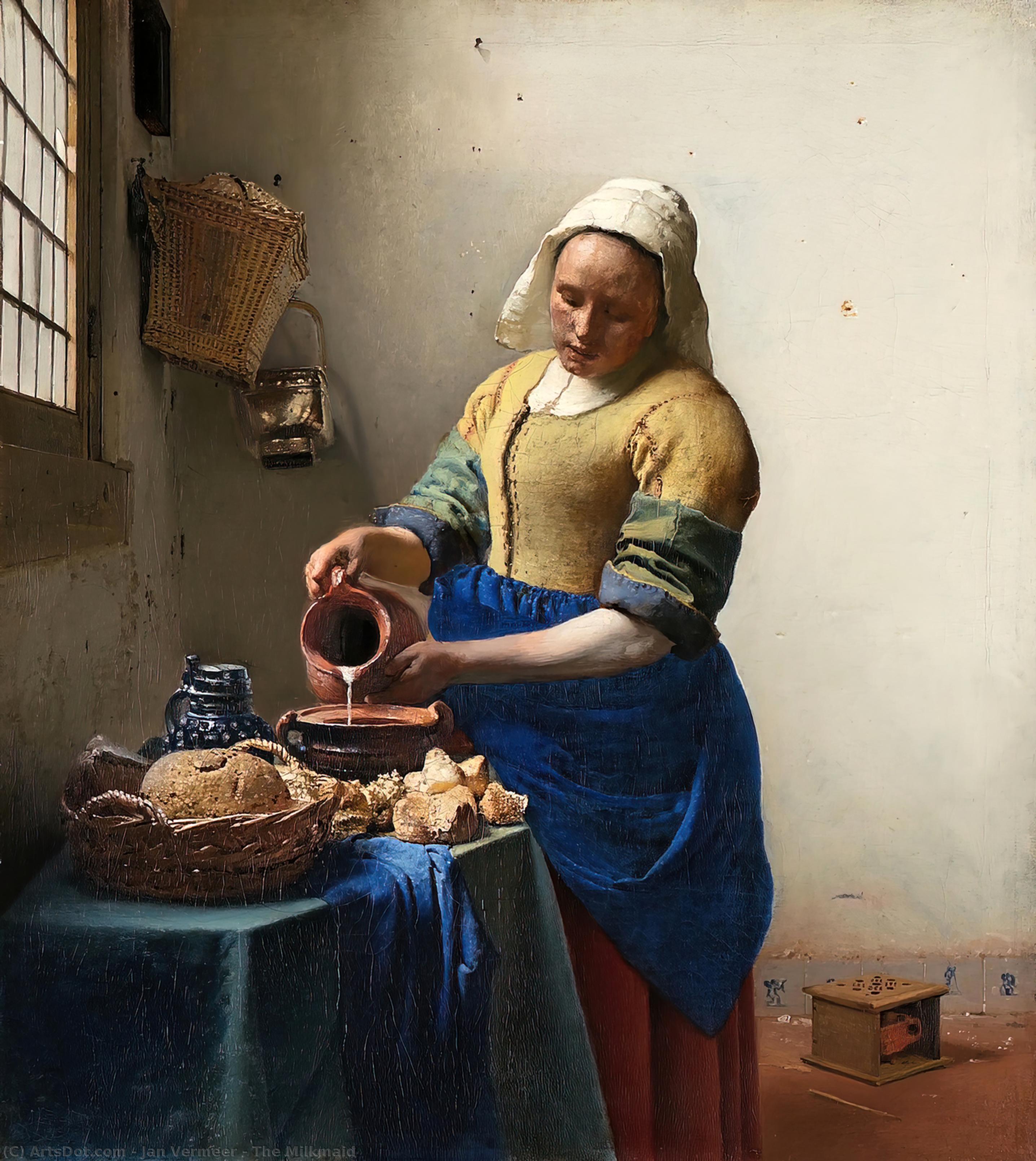 The Milkmaid — Johannes Vermeer