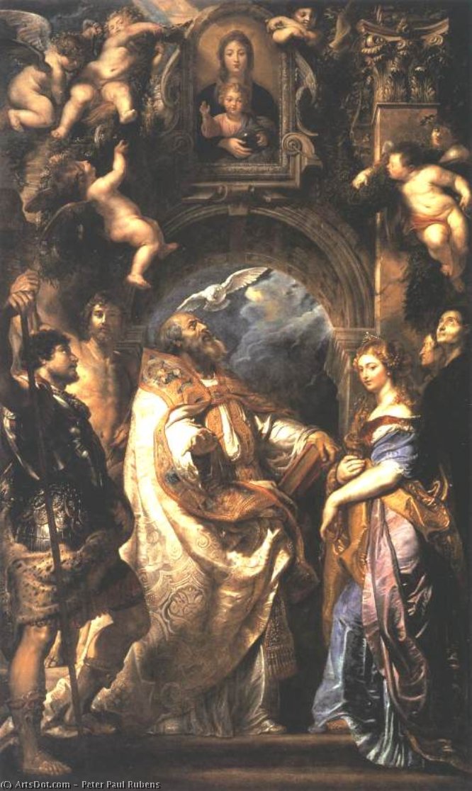 St. Gregoryn Ekstaasi — Peter Paul Rubens