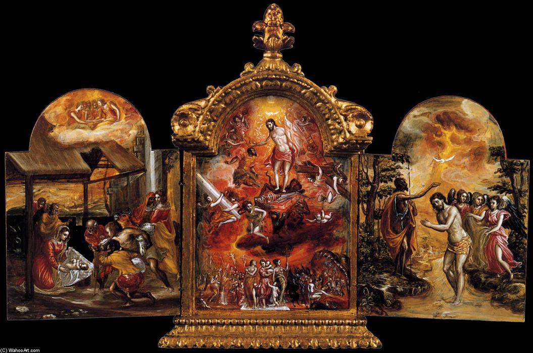 El Triptico De Modena (paneles Frontales) — El Greco