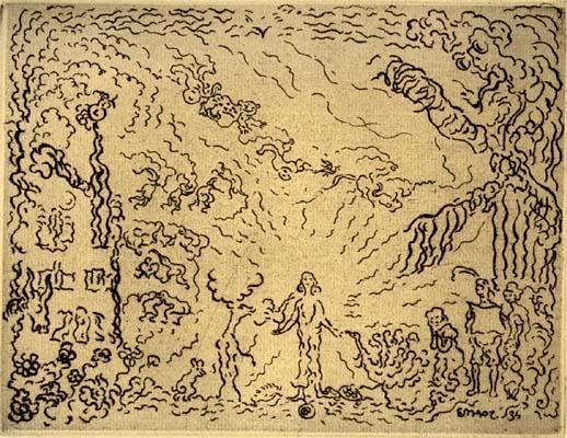 Le Diable Au Moulin — James Ensor