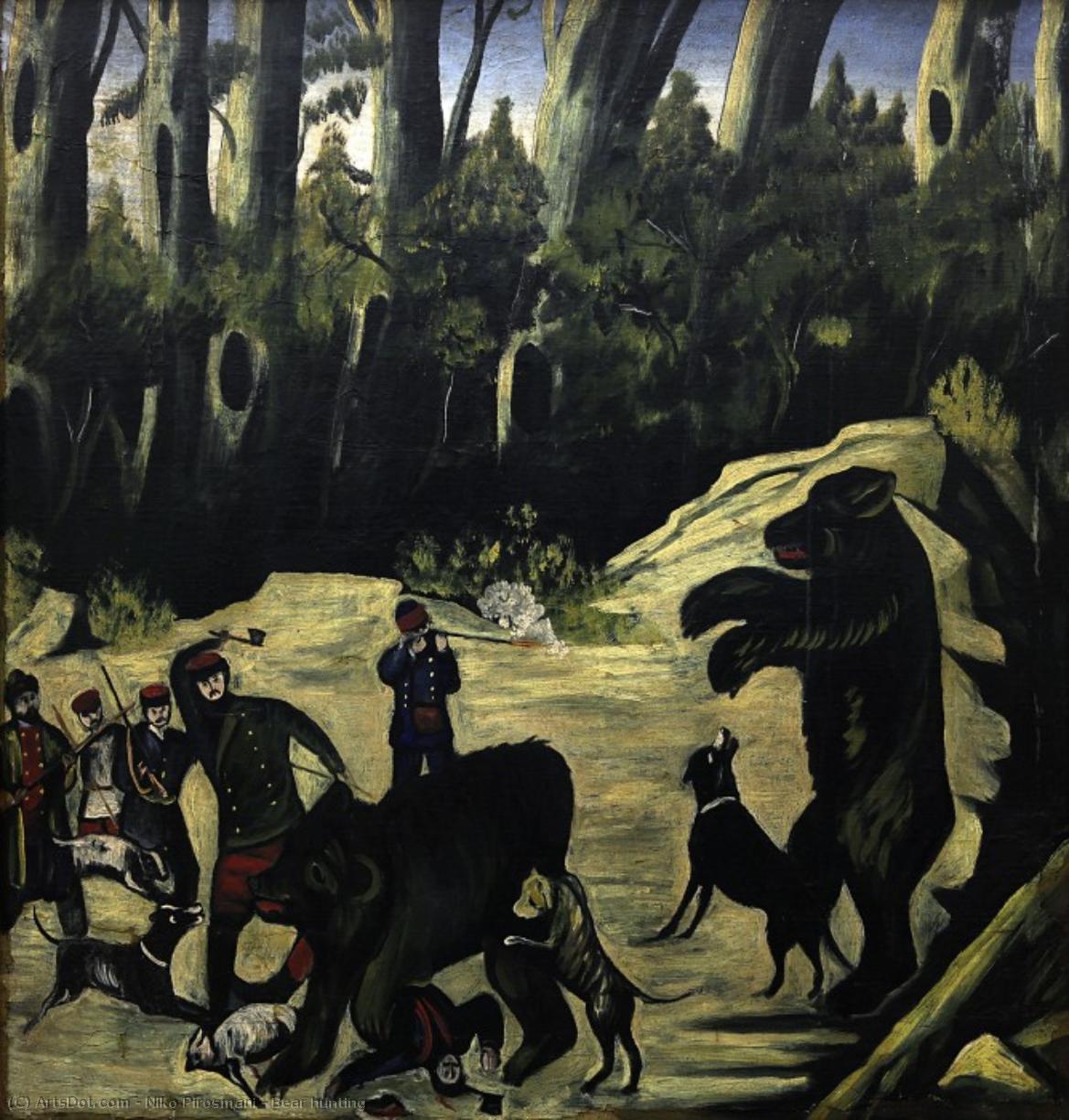 Bear Hunting — Niko Pirosmani