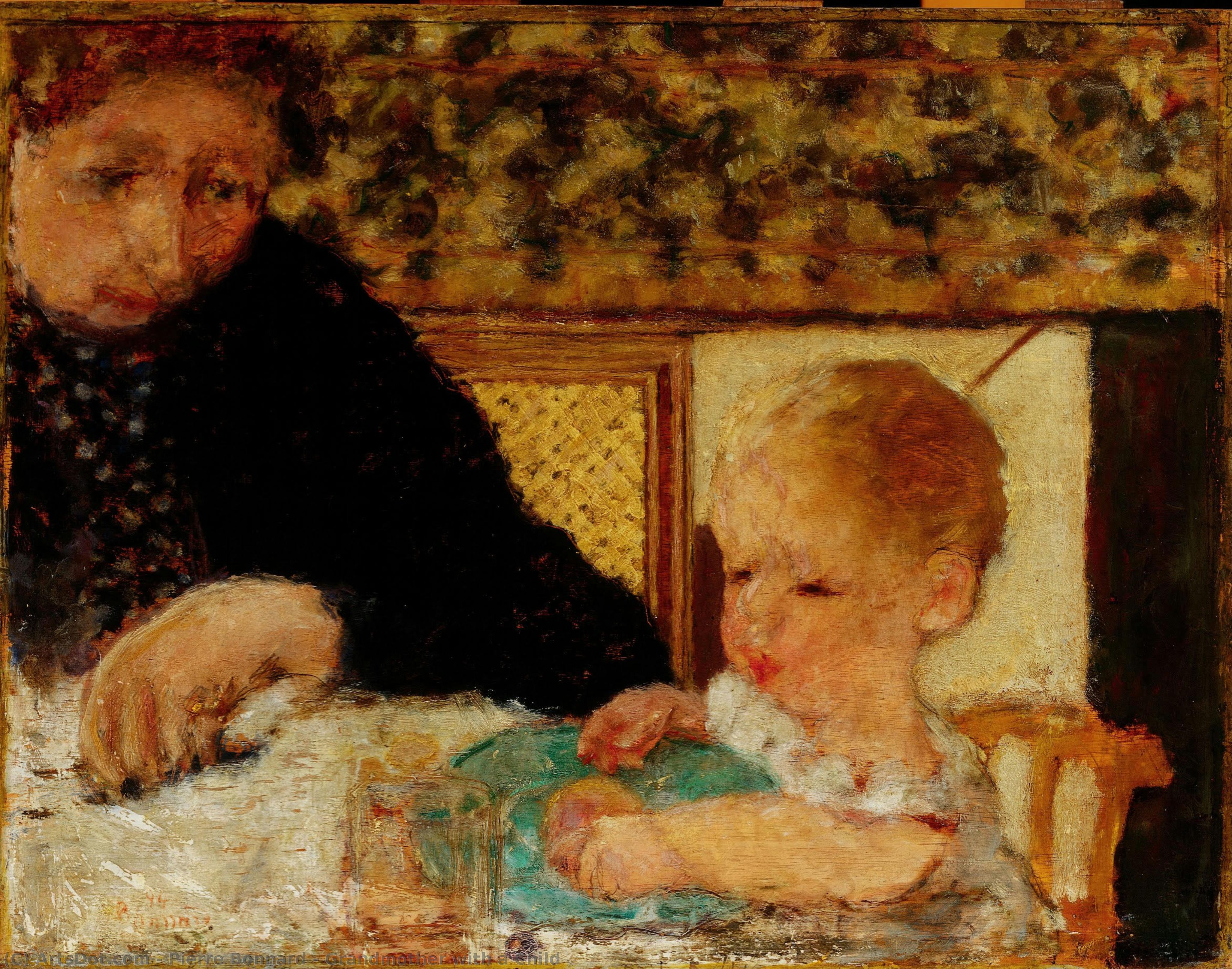 Großmutter Mit Einem Kind — Pierre Bonnard
