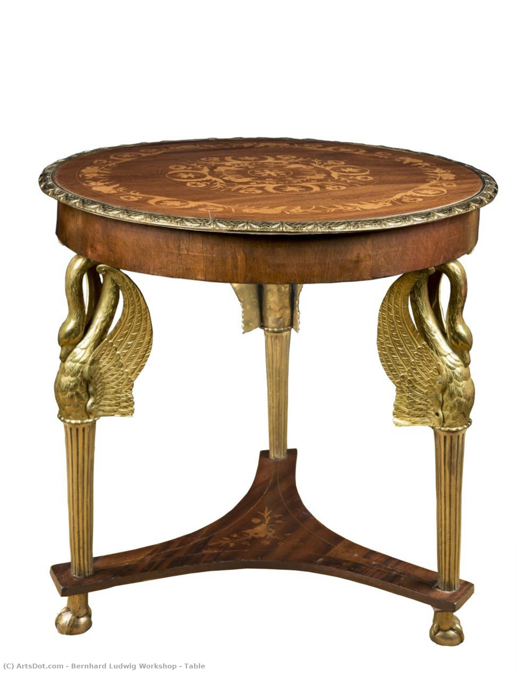 Table — Bernhard Ludwig Workshop