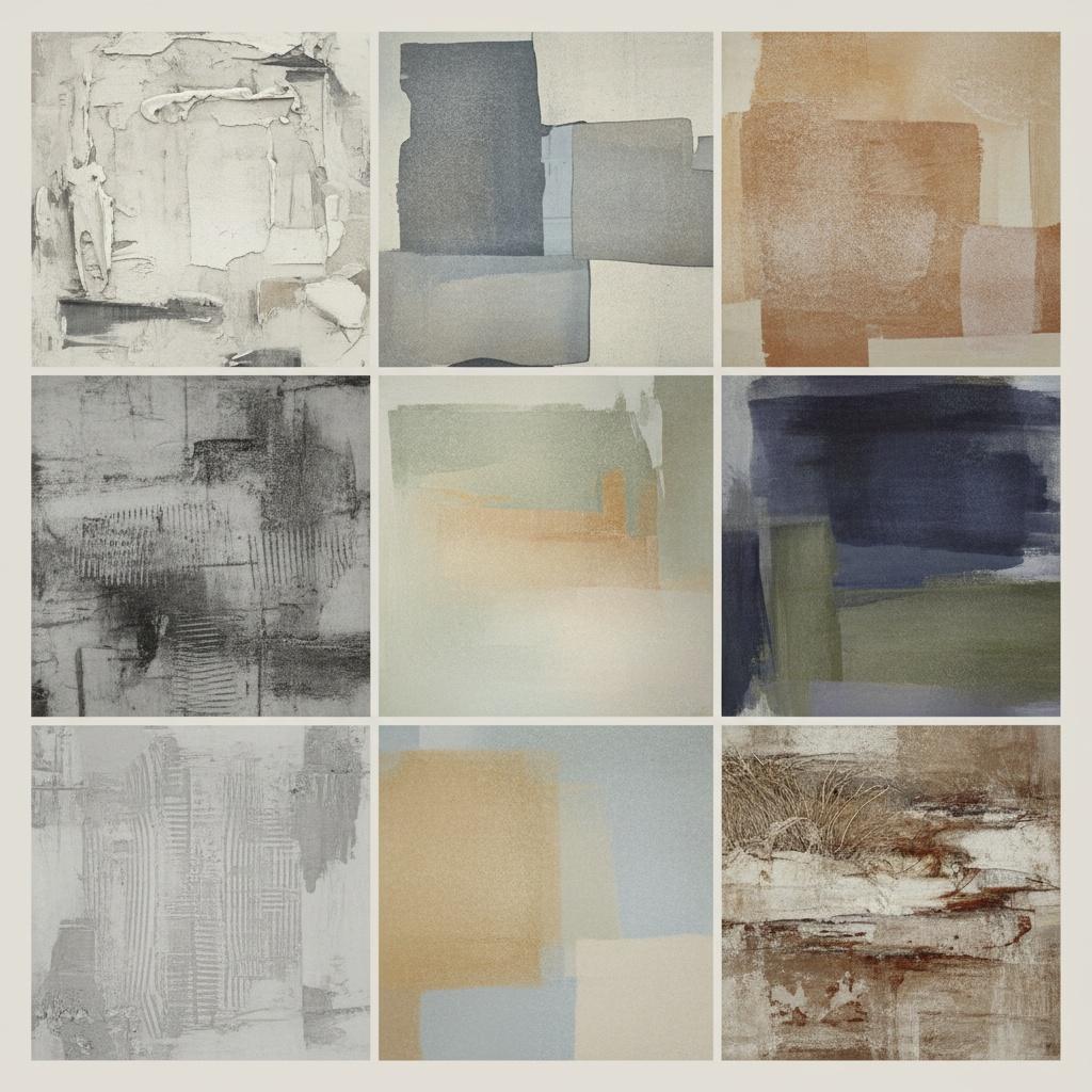 Nine Studies In Ochre And Slate: A Meditation On Time's Patina — Christian Noiret