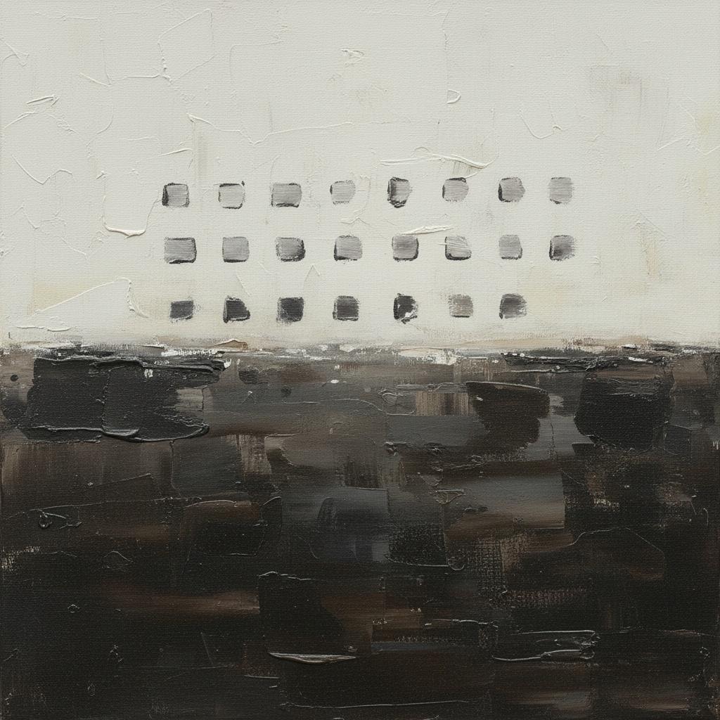 Ephemeral Grids Above The Weight Of Silent, Sculptural Earth And Shadow — Laurent Fabre