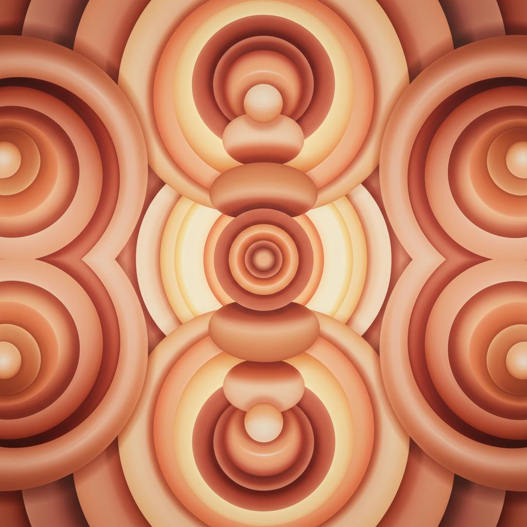 Symmetry Of The Radiant Core: A Singular Study In Terracotta Equilibrium — Jacques Villedieu
