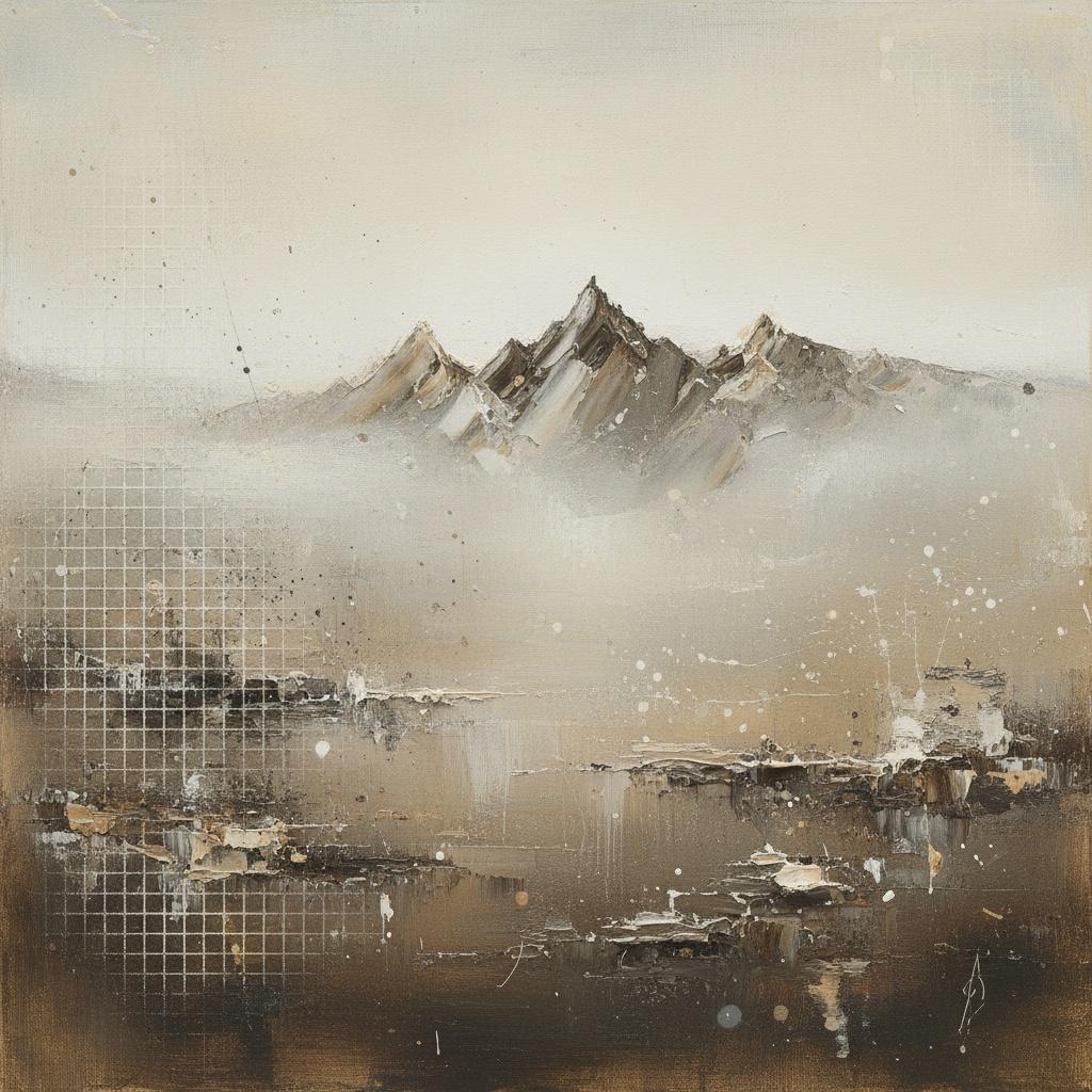 Ephemeral Structures: A Meditative Convergence Of Geometric Form And Primordial Mist — David Moreau