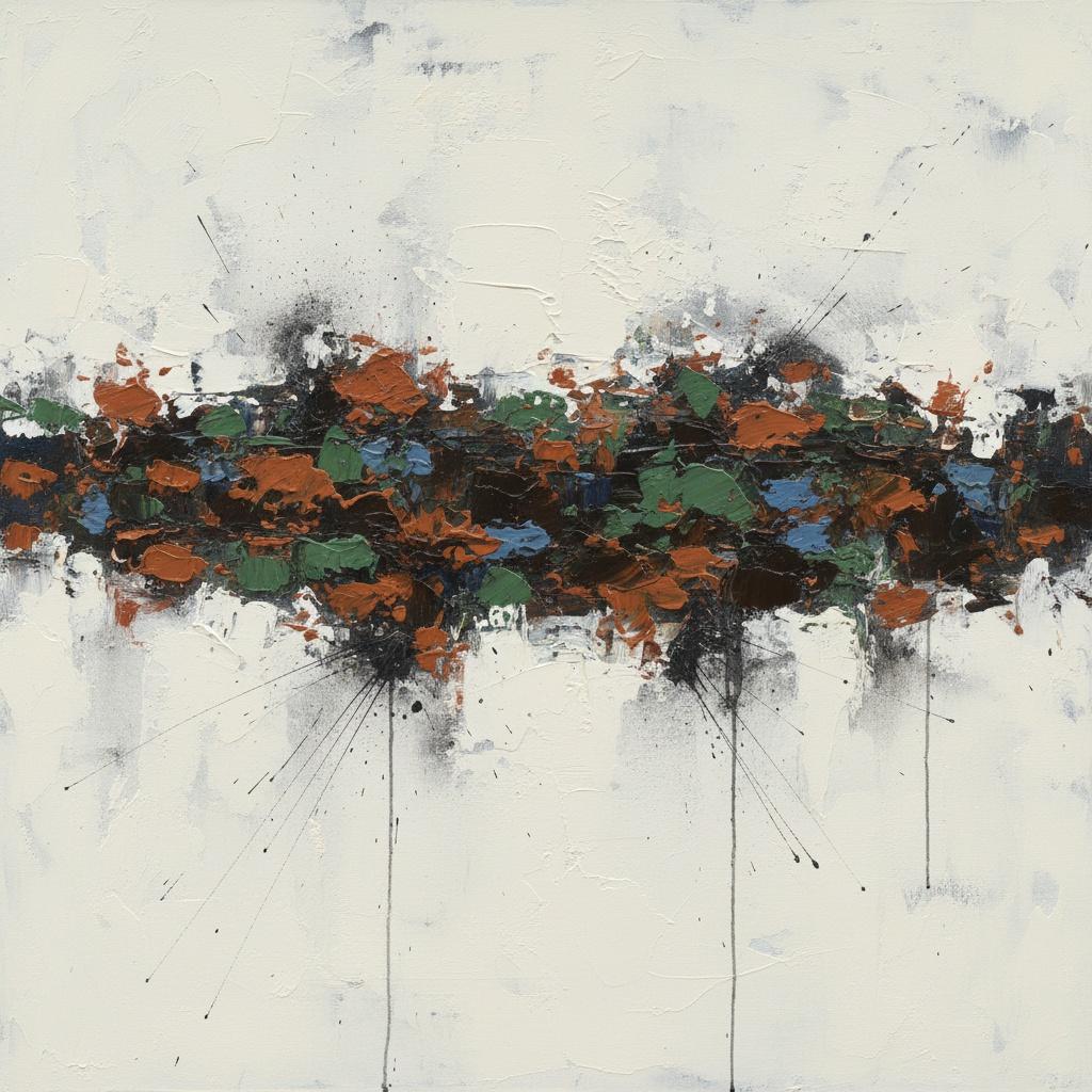 Earthen Fragments In Suspended Motion: A Monolithic Study Of Texture And Gravity — Christian Noiret