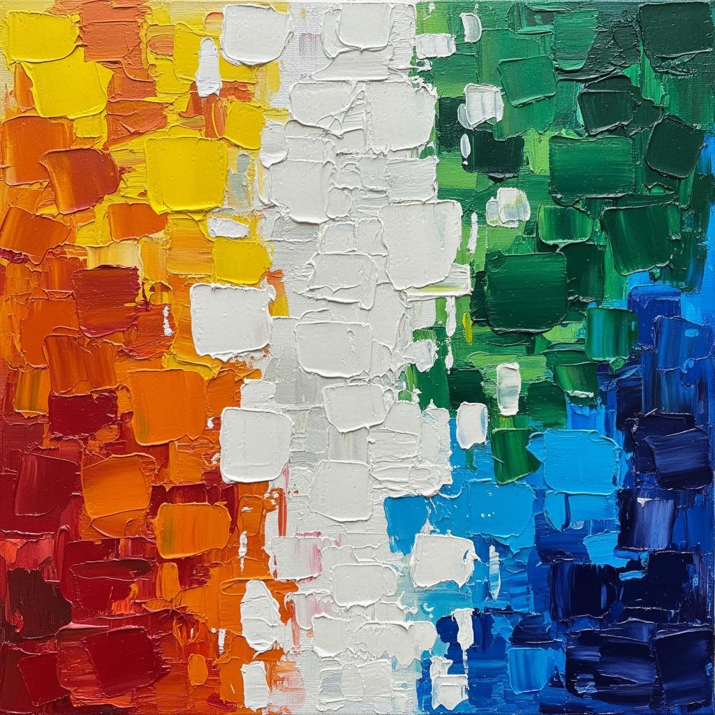 Fragmente Spectrale În Impasto Dens: O Studiu Monolit Al Echilibrului Cromatic — Christian Noiret