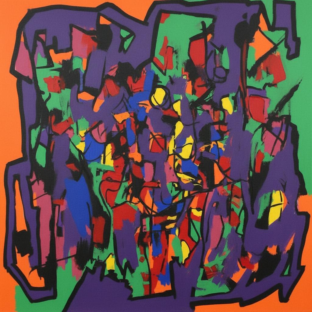 Strălucire Fragmentată: O Simfonie Prismatică De Haos Geometric Energetic Și Formă Vibrantă — Caroline Pelletier