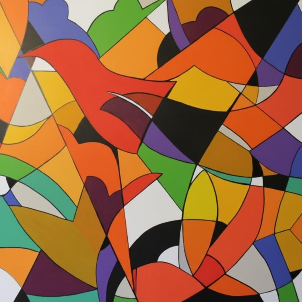 Chromatic Labyrinth: A Singular Mosaic Of Prismatic Cells And Interlocking Kinetic Forms — Jean-paul Blanchet