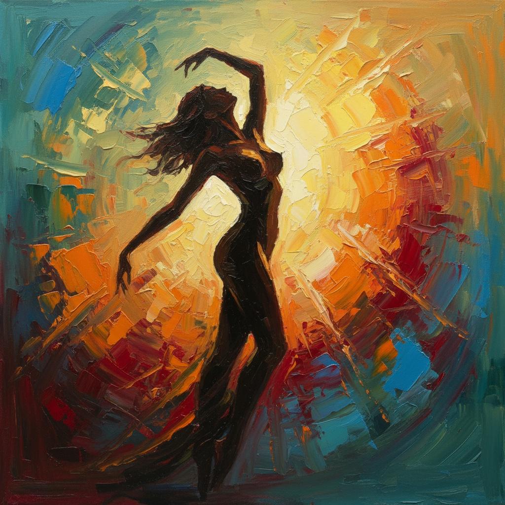 Ethereal Radiance: A Singular Silhouette Amidst An Explosive Symphony Of Light — Christian Noiret