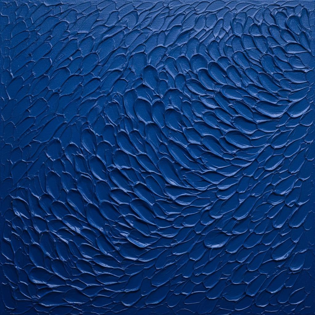 Ritmos Ultramarinos: Um Estudo Singular De Ondas Esculturais E Profundidade Azul Meditativa — David Moreau