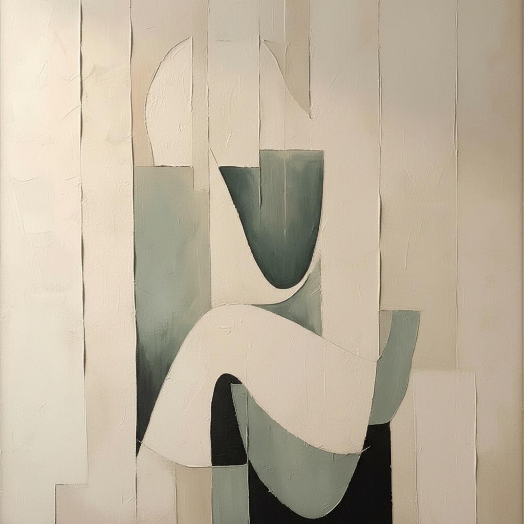 Monolithic Silence: A Meditative Study Of Interlocking Forms And Ethereal Light — Laurent Fabre