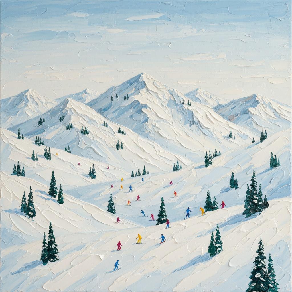 Ethereal Peaks Of Silence: A Sculptural Study In Alabaster And Primary Light — David Moreau