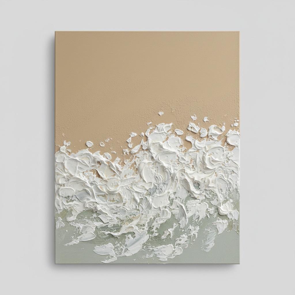 Ephemeral Crests Of Sage And Cream In A Monumental Sculptural Landscape — David Moreau