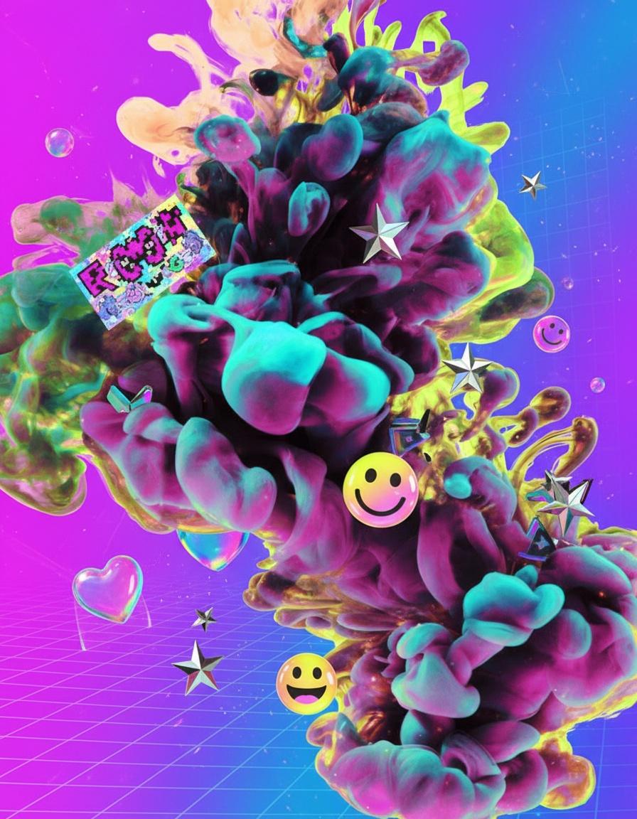 Prismatic Surge: An Iconography Of Digital Euphoria — Henri Colin