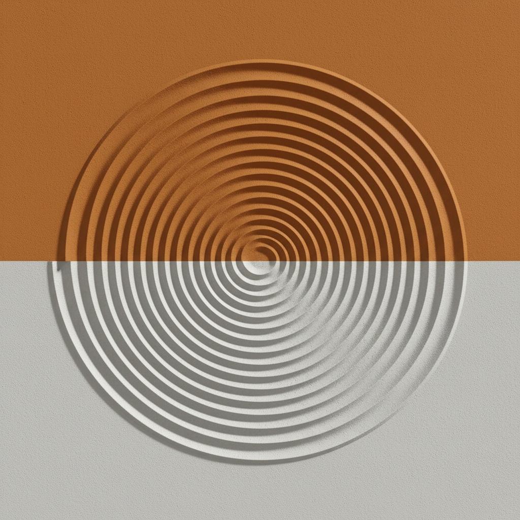 Ewige Resonanz In Ocker Und Stein: Ein Singuläres Meditatives Radiales Meisterwerk — Laurent Vionnet