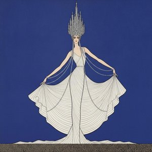 Cobalt Spire And The Radiating White Mantle — Valentin Laurent De Courcey