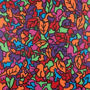 Vibrant Mosaic Of Interlocking Organic Forms In A Singular Chromatic Symphony — Caroline Pelletier