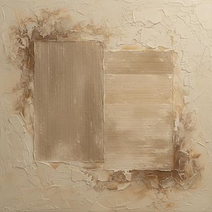 Monolitiska Ekon Av Eroderad Geometri I Dämpade Jordtoner Och Sandad Relief