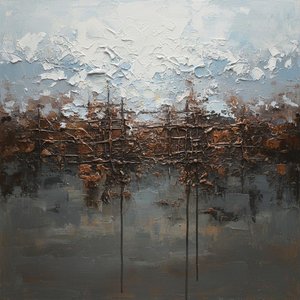 Fragmented Horizons: A Monumental Study Of Earth, Ether, And Descending Shadows — David Moreau