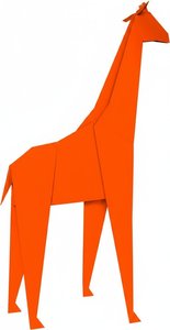 Monolithische Orange Geometrie: Eine Singuläre Studie In Prismatischer Minimalistischer Form — Laurent Bernard