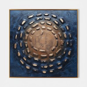 Orbita Celeste In Blu Notte E Bronzo: Un Monumentale Capolavoro Meditativo — David Moreau