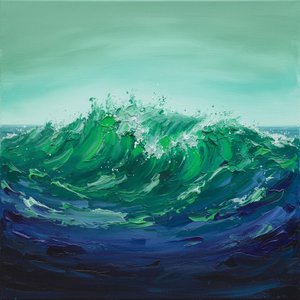 Ephemeral Majesty: Where Emerald Currents Meet The Haze Of Unseen Horizons — Christian Noiret