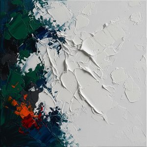 Fragmented Tectonic Shadows Amidst A Vast And Radiant White Void — David Moreau