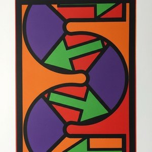 Chromatische Rhythmen Im Ineinandergreifenden Geometrischen Fluss: Eine Singuläre Abstrakte Vision — Caroline Pelletier