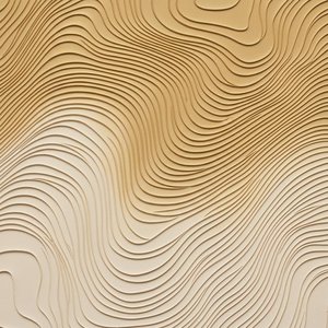 Ethereal Ochre Rhythms: A Meditative Study Of Sculptural Topographic Flow — David Moreau