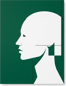 Emerald Constraint: A Monochromatic Study In Profile And Measured Absence Of Self — Laurent Fabre