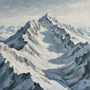 Monolithic Silence: A Monumental Study Of Frozen Peaks And Jagged Slate Shadows — David Moreau