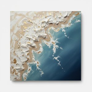 Marea Celeste: Uno Studio Singolare Di Impasto Dorato E Profonde Ombre Oceaniche — Laurent Roche