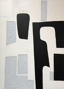 Monolithic Echoes In Achromatic Relief: A Singular Study Of Weight And Silence — Laurent Fabre