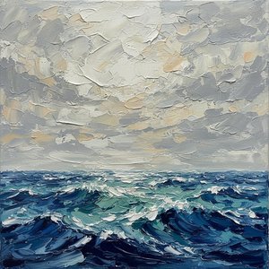 The Eternal Surge: A Sculptural Study Of Turbulent Tides And Silvered Horizons — David Moreau